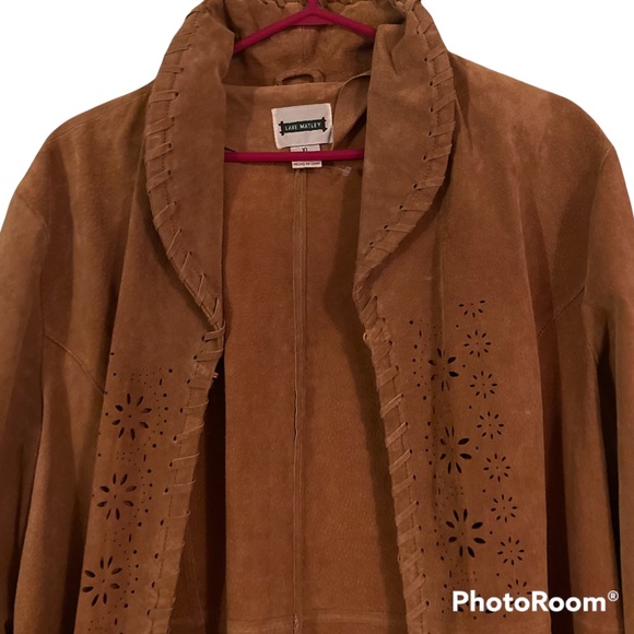 Lake Matley Genuine Leather Jacket Women’s XL Handcrafted beautiful piece - Picture 2 of 6